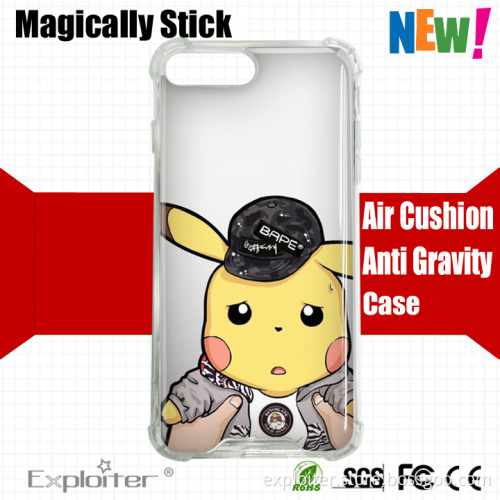 newest double protective card insert tpu phone case with kickstand, card insert holder mobile case for iphone 7 plus